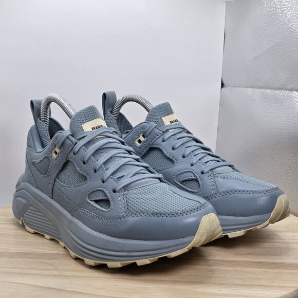 womens size 7 - Brandblack Aura 130 Fog Low Top Chunky Sneakers Shoes Blue - Picture 5 of 9